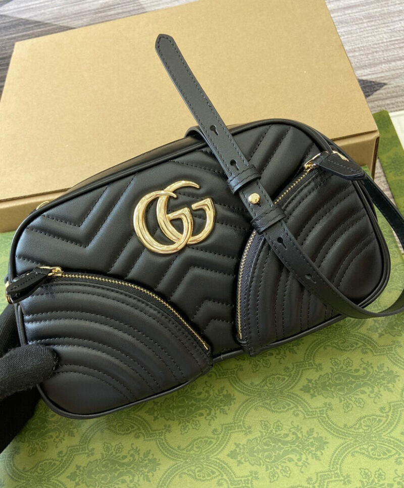 Gucci GG Marmont Small Shoulder Bag 798715 Black
